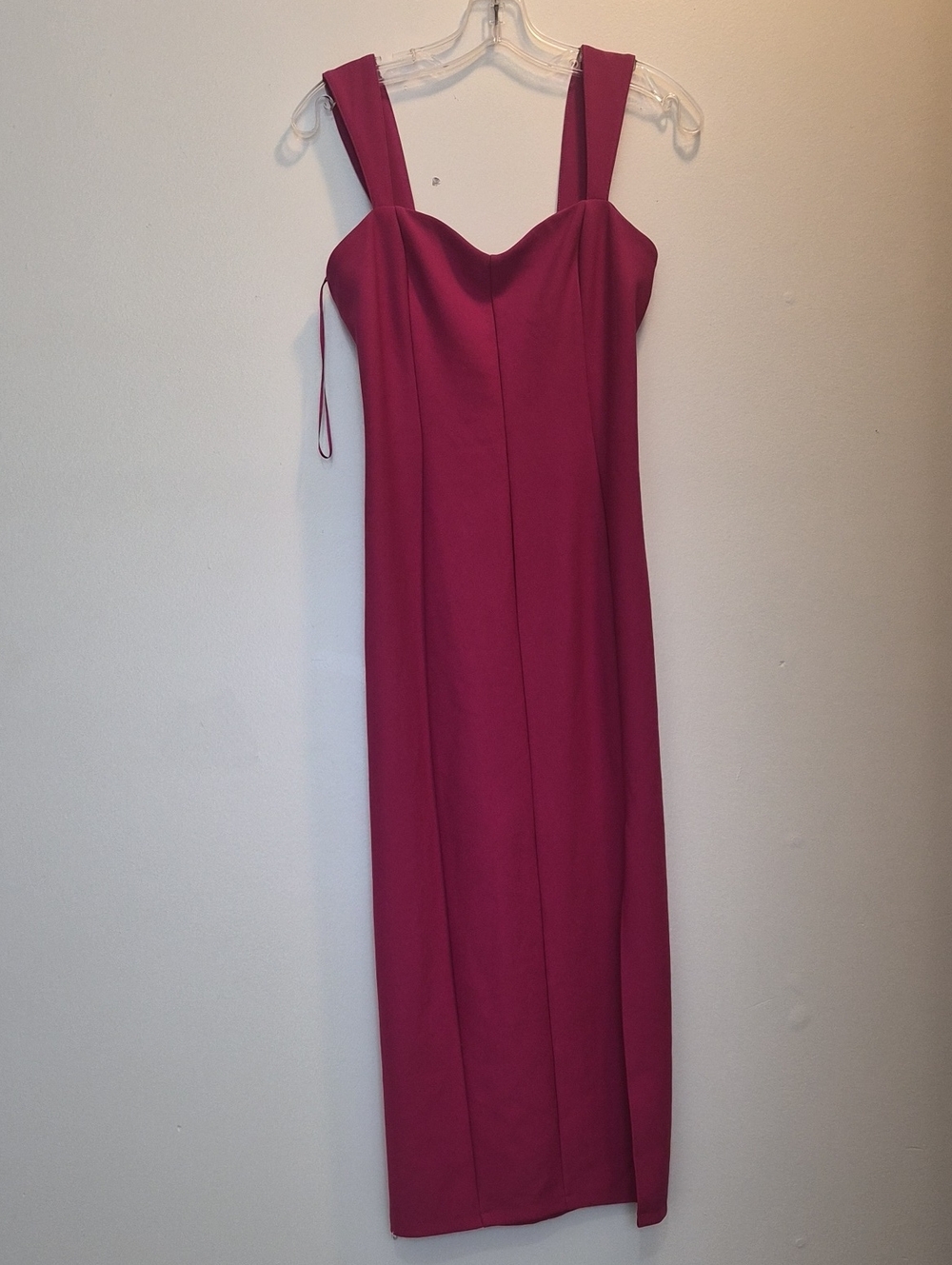 Abercrombie & Fitch Fuchsia Strap Midi Dress